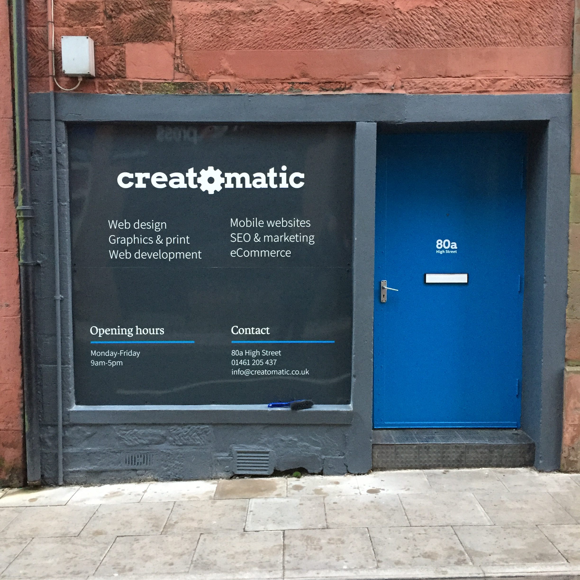 Creatomatic 80a High Street front door