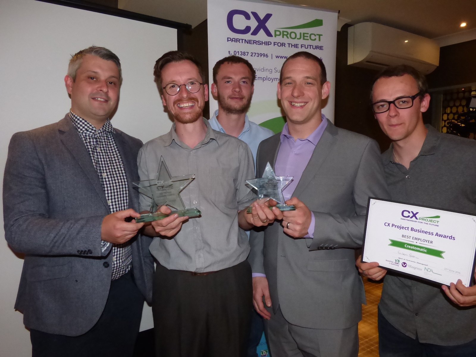 Creatomatic award winners