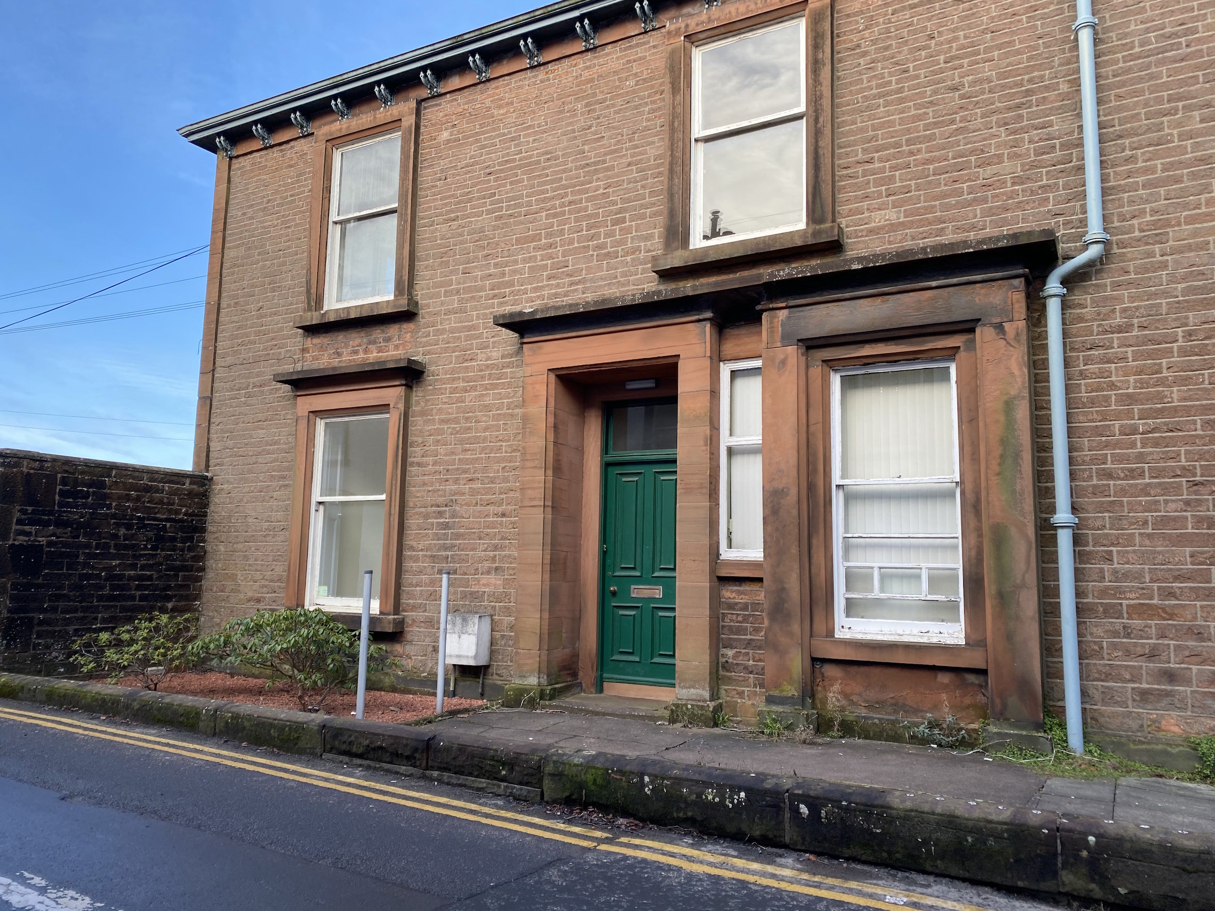 Front door at 25 High Street Lockerbie