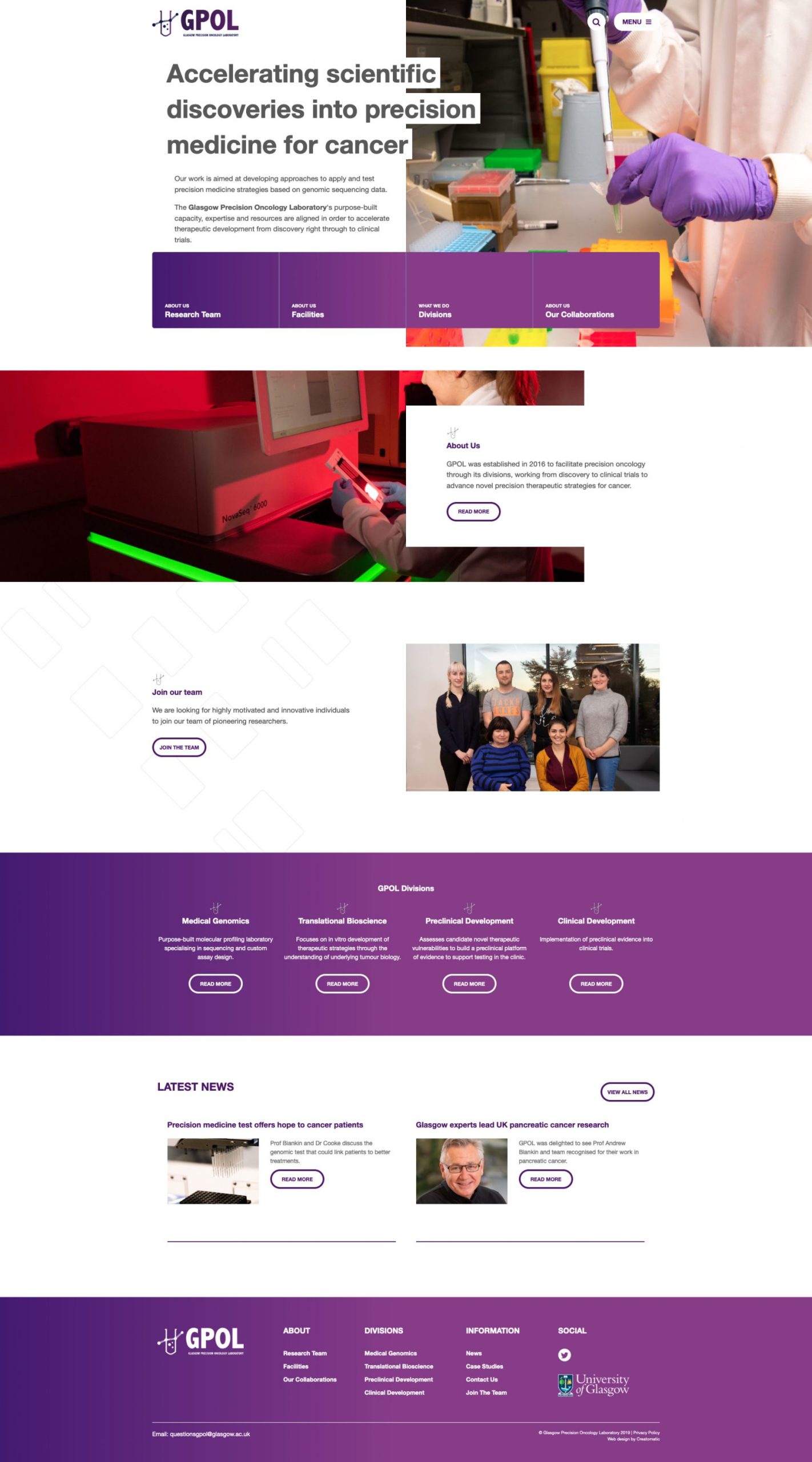 GPOL - Glasgow Precision Oncology Laboratory